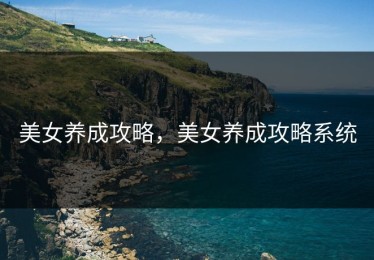 美女养成攻略，美女养成攻略系统