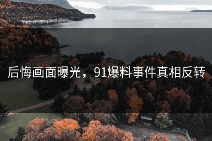 后悔画面曝光，91爆料事件真相反转