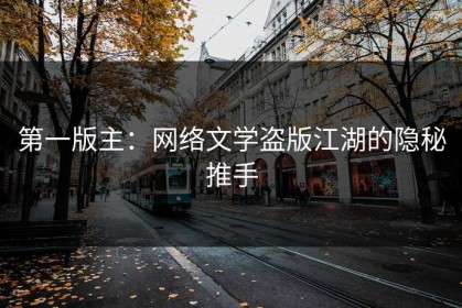 第一版主：网络文学盗版江湖的隐秘推手
