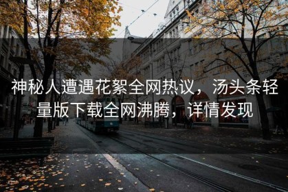 神秘人遭遇花絮全网热议，汤头条轻量版下载全网沸腾，详情发现